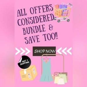 Bundle Discount available and all offers considered!